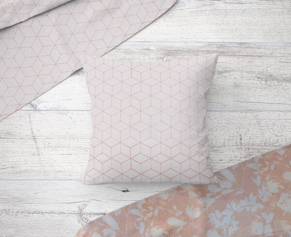 Cushion sheet duvet set - Peachy Pink